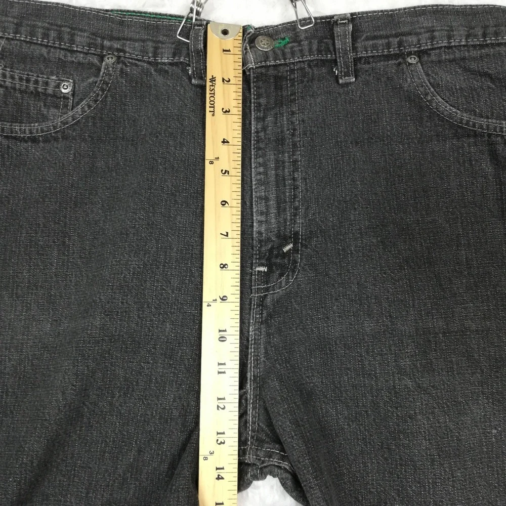 Faded Glory Mens Shorts Denim Black‎ Wash Bermuda Baggy Streetwear 38